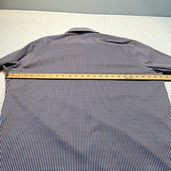 NWT Michael Kors Button Down Shirt Slim Tall Size 18 38/39 2XL - Picture 7 of 11